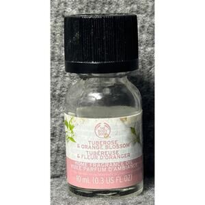 The Body Shop Tuberose & Orange Blossom Home Fragrance Oil 10mL/0.3oz - 70% Full